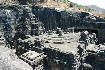 Пещерный храм Кайласанатха (Эллора, Махараштра)