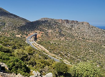 Creta: estrada europeia E75. (definição 2 921 × 2 154)