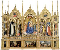 Pala di Perugia Παρθένος και Βρέφος με αγίους, 1438 Περούτζια, Galleria Nazionale dell'Umbria