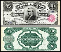 $10 (Fr.298) توماس ای. هندریکس