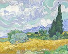 A Wheatfield with Cypresses (Van Gogh) (may not be the version sold in 1993)