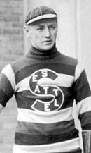 Cully Wilson med Seattle Metropolitans säsongen 1916–17.