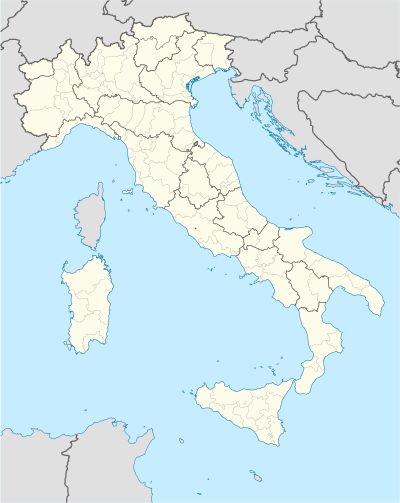 1990 FIFAワールドカップの位置（イタリア内）
