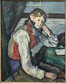 Paul Cézanne Le Garçon au gilet rouge (1888-1889)