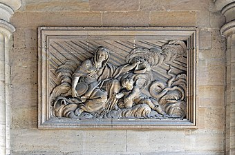 Bas-relief of Saint-Sulpice church - Paris, France