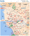 Large map of Manila