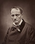Woodburytipo de un retrato de Charles Baudelaire