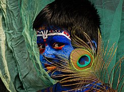 Bal Krishna makeup by Tapas Kumar Halder