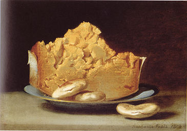 Cheese with three crackers (Formaggio con tre biscotti), 1813