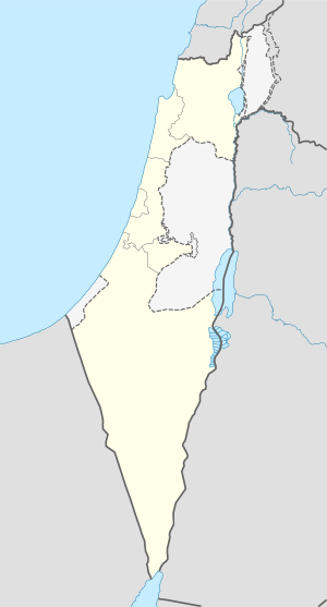 العمارة على خريطة إسرائيل