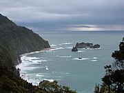 ニュージーランド西海岸、ナイツポイント（英語版）の海岸
