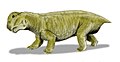 Lystrosaurus معمولترین مهره‌دار خشکی در این دوره