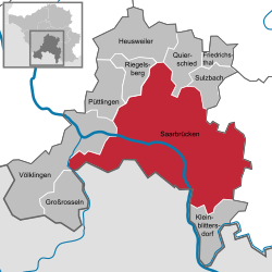 Saarbrücken – Mappa