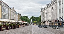 Tartu Town Hall Place towards Kaarsild 2015.jpg