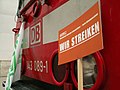 Image 23Strike sign used by the German Train Drivers' Union in the German national rail strike of 2007.