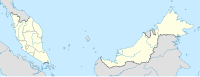 Taiping på en karta över Malaysia