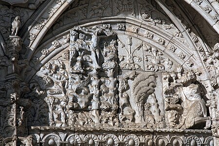 Детайл от Южния портал на Манастир „Жеронимуш“