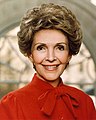 Nancy Reagan in 1983 overleden op 6 maart 2016