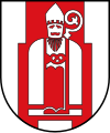 Wappen von Ischgl (Tirol) mit Brezel
