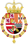 Armes des rois d'Espagne de 1668 à 1700