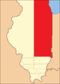 شهرستان کروفورد در زمان تشکیل تا شمال دریاچه کشیده شده بود.