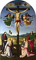 The Mond Crucifixion, 1502–3, very much in the style of Perugino