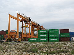 RTG im Hafen von Kuantan