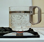 沸騰する水