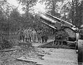 Howitzer inspected by a British delegation in 1916