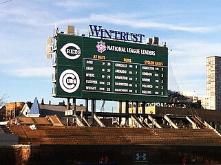 A pic I took of the new left field scoreboard