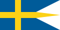 Oorlogsvlag en vlootvaandel van Swede
