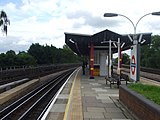 Southbound platform looking south