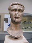 פסל ראש של קלאודיוס במוזיאון הבריטי