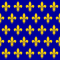 راية مملكة فرنسا خلال القرن الثاني عشر والثالث عشر