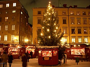 Julmarknad på Stortorget