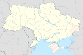 Ларине. Карта розташування: Україна