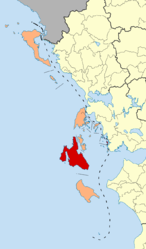 Unità periferica di Cefalonia – Mappa