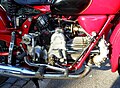 Moto Guzzi Airone Sport 250 avec moteur monocylindre horizontal (années 1950).