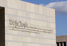 Long, "We the People Inscription" at the National Constitution Center