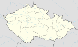 Srby på en karta över Tjeckien