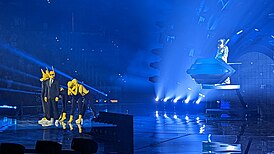 Subwoolfer исполняют песню в первом полуфинале «Евровидения-2022»