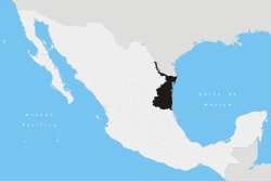 State of Tamaulipas within Mexico