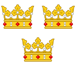 Three Crowns of Sweden (Tre Kronor).svg