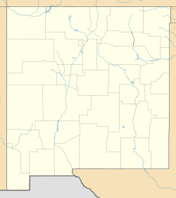 洛斯阿拉莫斯国家实验室在新墨西哥州的位置