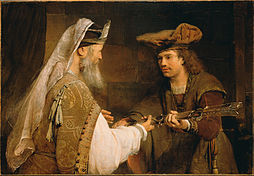 Ahimelech et David, 1680-1689 Getty Museum