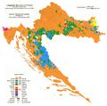 Croatia, Language, 1991