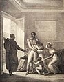 L'entrevue d'Ennery : le général Toussaint Louverture supplié par ses enfants et sa femme d'abandonner la cause des Noirs.