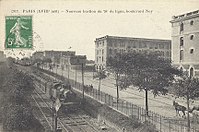 Le boulevard Ney vers 1910.
