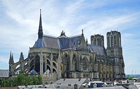 Reims Cathedral from the northwest (1211–1345)