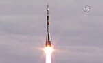 Thumbnail for File:Soyuz TMA-18M launches on time from Baikonur.jpg
